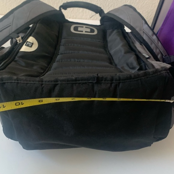 O'GIO Bounty Hunter Backpack Bag Black Nylon Laptop Hiking Biking audio pocket - Picture 10 of 11